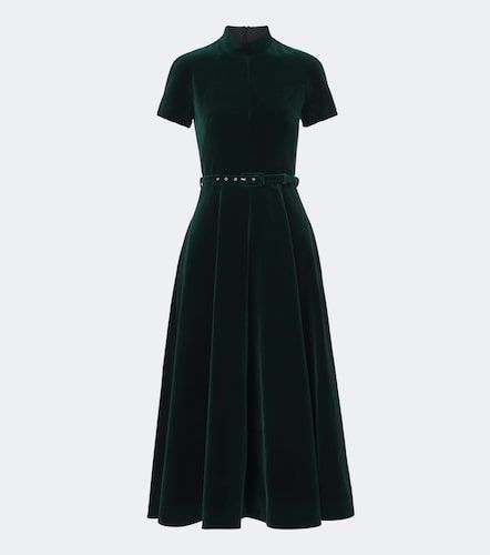Robe midi Camilla en velours de coton - Emilia Wickstead - Modalova