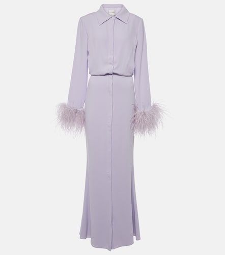 Robe en crêpe de satin à ornements - Roland Mouret - Modalova