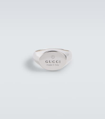 Bague en argent sterling à logo - Gucci - Modalova