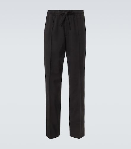 Pantalon droit en laine vierge - Valentino Garavani - Modalova