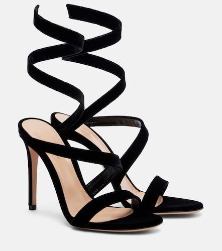 Sandales Opera 105 en velours - Gianvito Rossi - Modalova