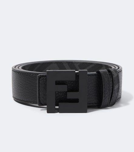 Ceinture FF Zucca en cuir réversible - Fendi - Modalova