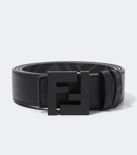 Ceinture FF Zucca en cuir réversible - Fendi - Modalova