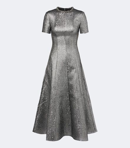 Robe longue en lamé à ornements - Roland Mouret - Modalova