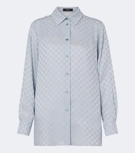 Chemise GG en jacquard de soie - Gucci - Modalova