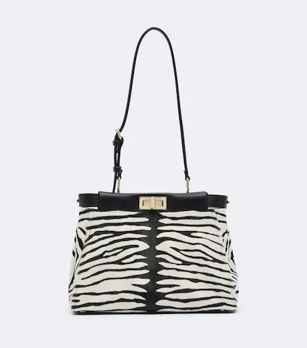 Sac My Peekaboo® Medium en cuir façon poulain - Fendi - Modalova
