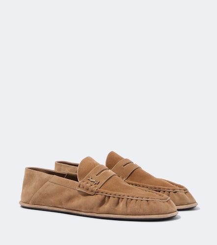 Mocassins Le Loafer en daim - Saint Laurent - Modalova