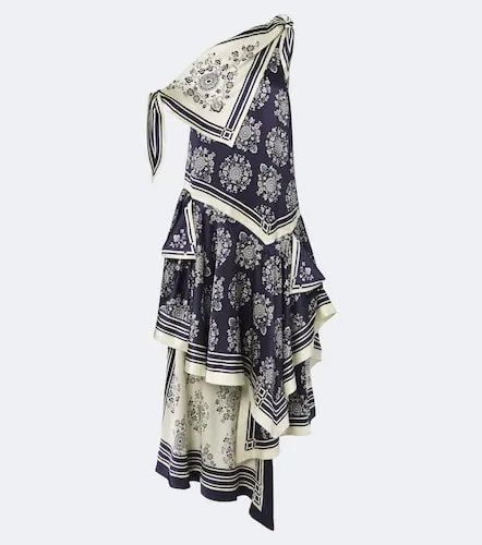 Alémais Robe midi Banderra en soie - Alemais - Modalova