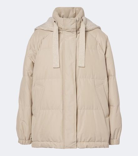 Veste doudoune en coton mélangé - Brunello Cucinelli - Modalova