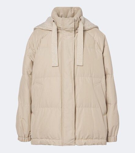 Veste doudoune en coton mélangé - Brunello Cucinelli - Modalova