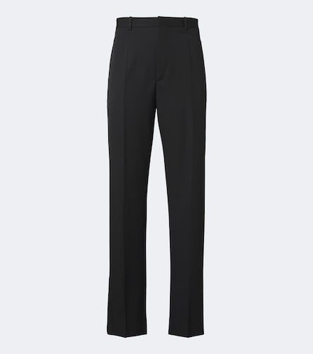 Pantalon droit en laine grain de poudre - Bottega Veneta - Modalova