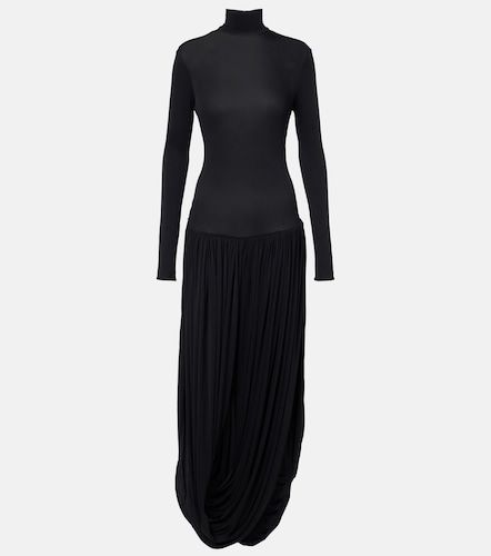 Robe longue à col roulé asymétrique - Magda Butrym - Modalova