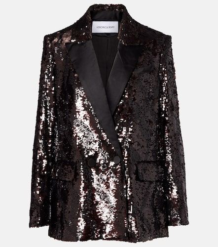 Blazer croisé à sequins - Veronica Beard - Modalova