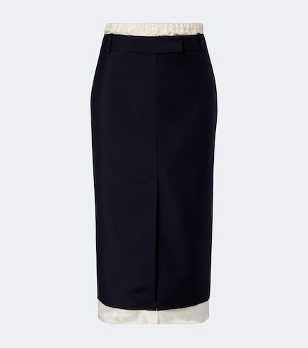 Róhe Jupe midi en laine et mohair - Rohe - Modalova