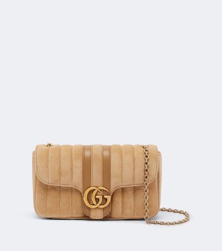 Sac Jetset GG Marmont Small en daim - Gucci - Modalova