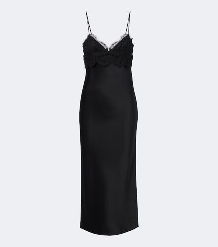 Robe Joelle en satin à dentelle - Khaite - Modalova