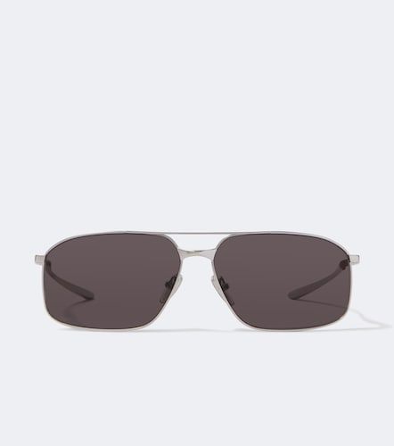 Lunettes de soleil navigateur à logo - Balenciaga - Modalova