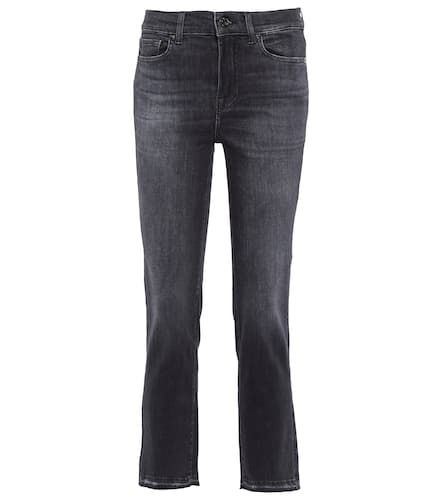 Jean The Straight Crop à taille mi-haute - 7 For All Mankind - Modalova