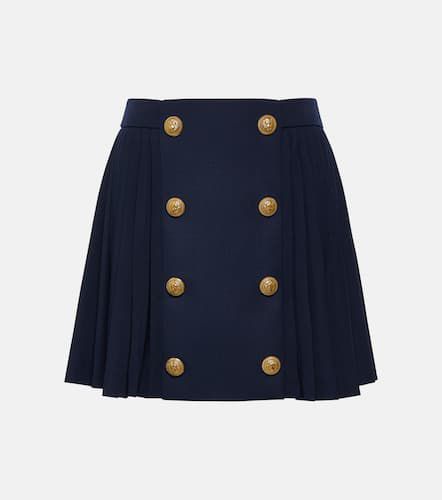 Balmain Mini-jupe en laine vierge - Balmain - Modalova