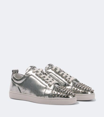 Baskets Louis Junior en cuir métallisé - Christian Louboutin - Modalova
