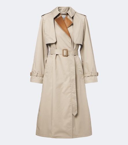 Trench-coat à finitions en cuir - Acne Studios - Modalova