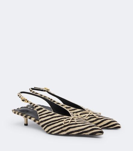 Escarpins slingback Cubisto en cuir façon poulain - Jacquemus - Modalova