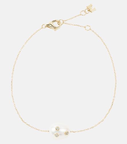 Bracelet en or 14 ct, perle baroque et diamants - Mateo - Modalova