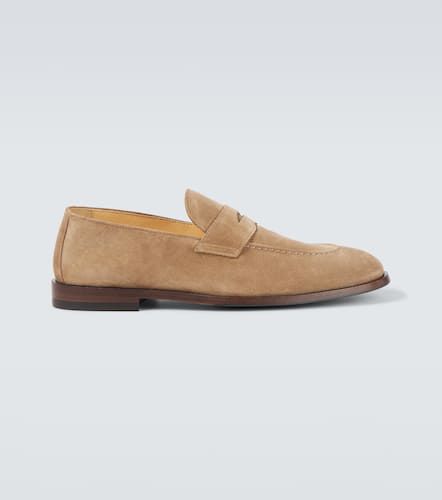 Mocassins en daim - Brunello Cucinelli - Modalova