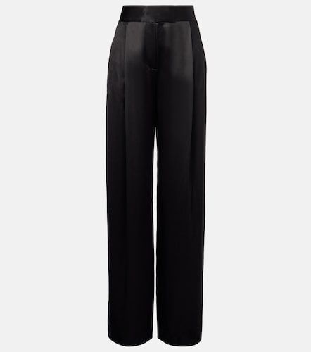 Pantalon ample à taille haute en soie - The Sei - Modalova
