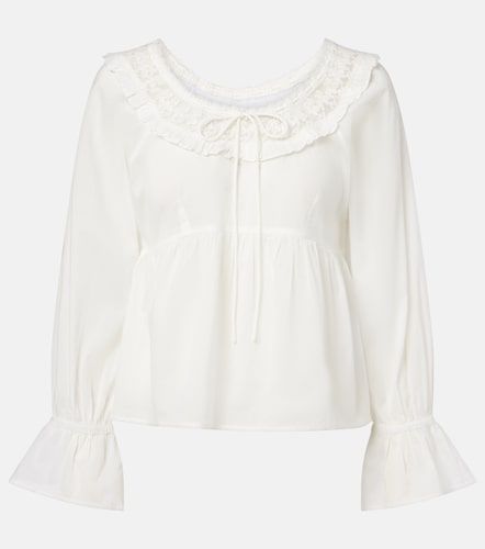 Blouse Danielle en coton à dentelle - Posse - Modalova