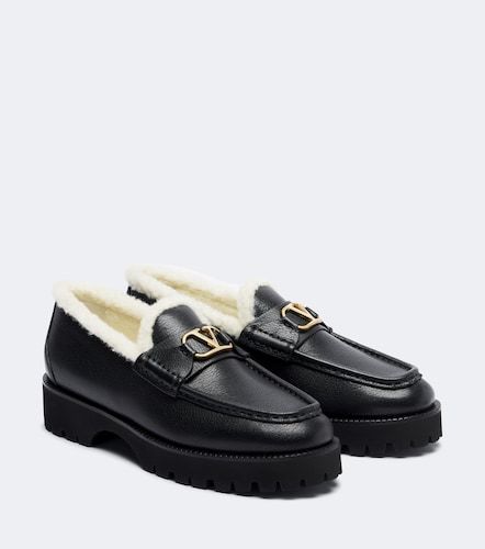 Mocassins VLogo en cuir - Valentino Garavani - Modalova