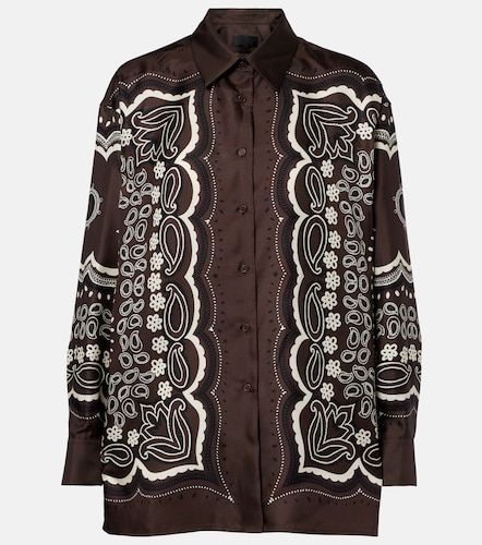 Chemise Alfie en soie à imprimé - Nili Lotan - Modalova