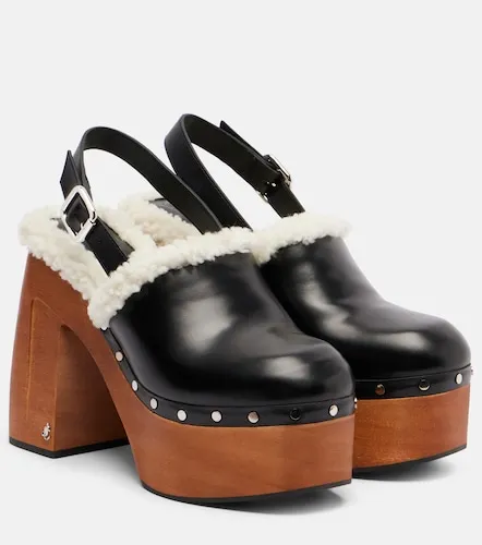 Escarpins Alida 135 à plateforme en cuir - Jimmy Choo - Modalova