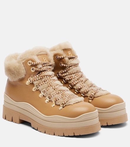 Bottines Arosa en cuir et shearling - Bogner - Modalova