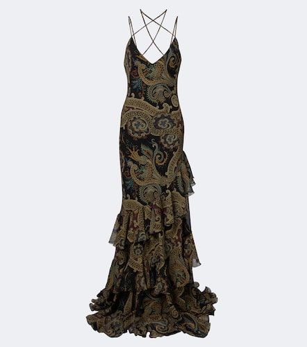 Etro Robe longue à motif cachemire - Etro - Modalova