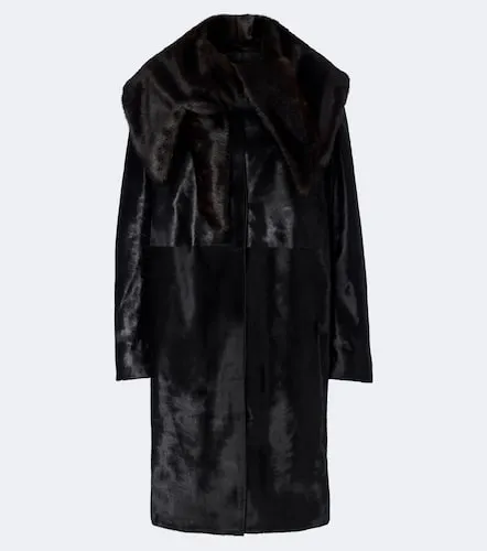 Manteau Lotta en cuir façon poulain - Loulou de Saison - Modalova