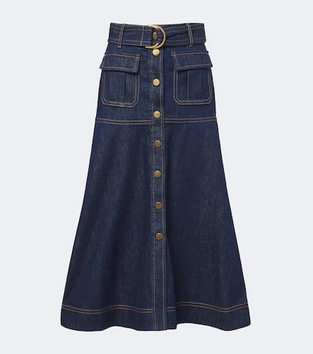 Zimmermann Jupe midi en denim - Zimmermann - Modalova
