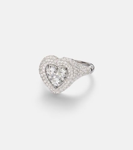 Bague Manaal en or blanc 18 ct et diamants - Kamyen - Modalova