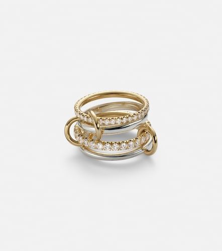 Bague Halley en or 18 ct, argent sterling et diamants - Spinelli Kilcollin - Modalova