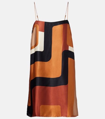 Robe Phylis imprimée en satin - Faithfull - Modalova