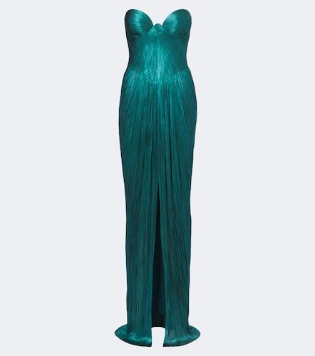 Robe longue bustier Nadira en soie - Maria Lucia Hohan - Modalova