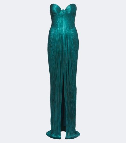 Robe longue bustier Nadira en soie - Maria Lucia Hohan - Modalova