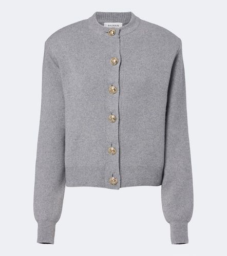 Cardigan en cachemire et laine - Balmain - Modalova