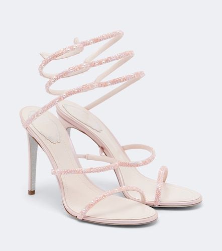 X Swarovski – Sandales Cleo en cuir - Rene Caovilla - Modalova