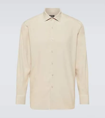 Zegna Chemise Oxford en soie - Zegna - Modalova