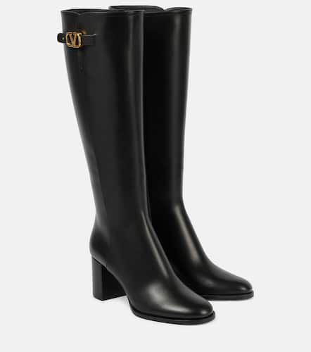 Bottes VLogo Signature en cuir - Valentino Garavani - Modalova