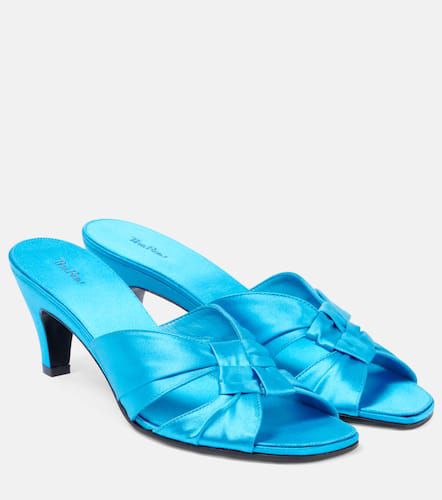 The Row Mules Soft Knot 65 en satin - The Row - Modalova