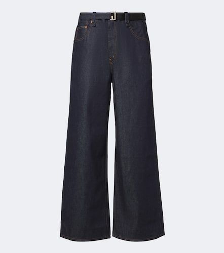 Sacai Jean wide à ceinture - Sacai - Modalova