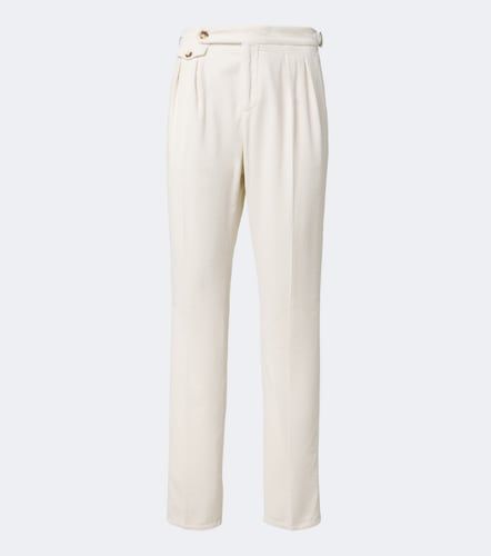 Pantalon droit en velours côtelé de coton - Brunello Cucinelli - Modalova