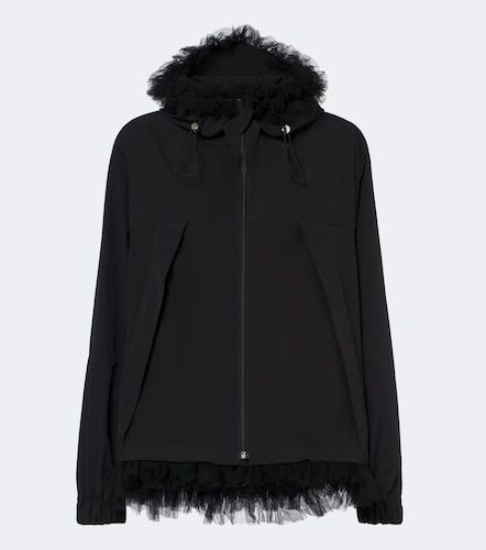 Kei Ninomiya Veste technique à tulle - Noir Kei Ninomiya - Modalova